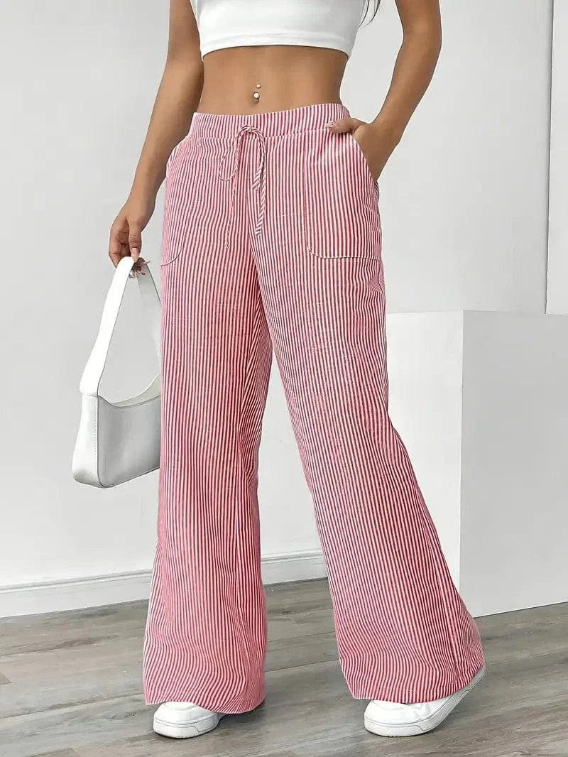 Louise Pull-On Striped Pants