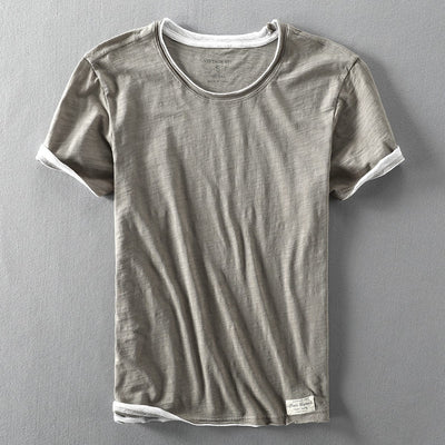 Kagemi Double-Layer Cotton Tee