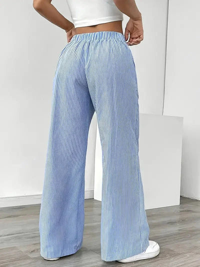 Louise Pull-On Striped Pants