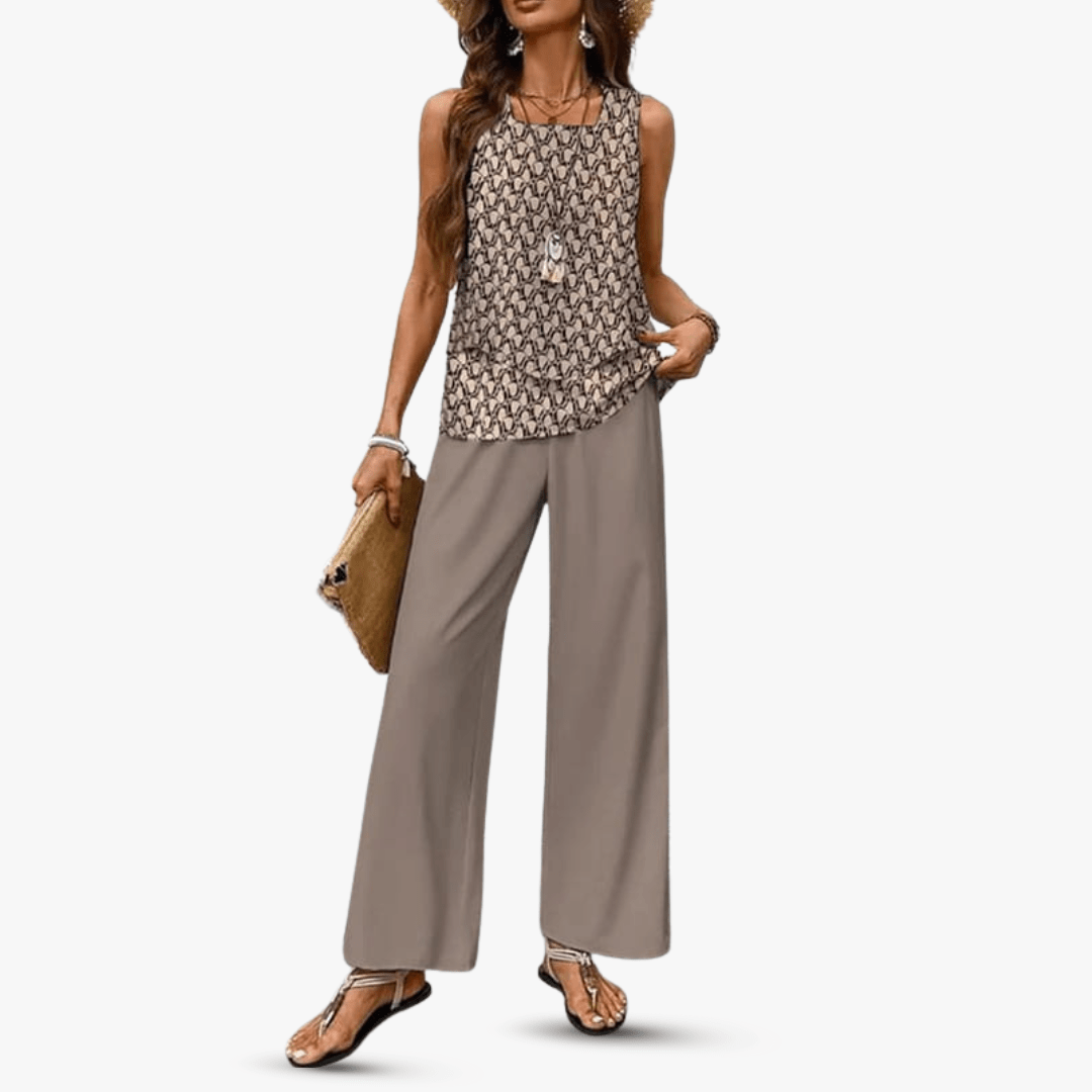 Solène Sleeveless Summer Set