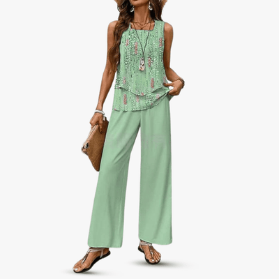 Solène Sleeveless Summer Set