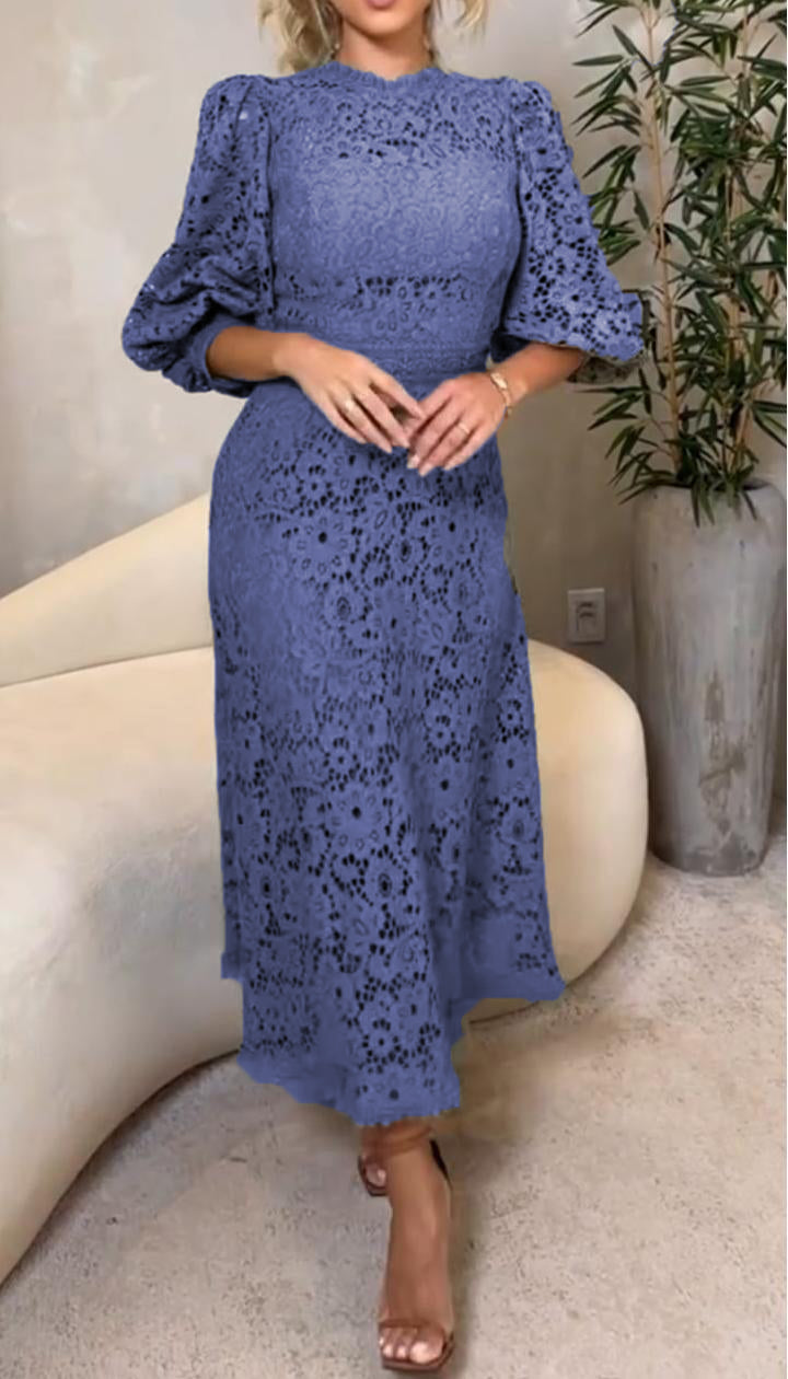 LunaBloom™ Lace Lantern Dress