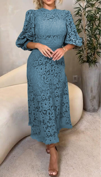 LunaBloom™ Lace Lantern Dress