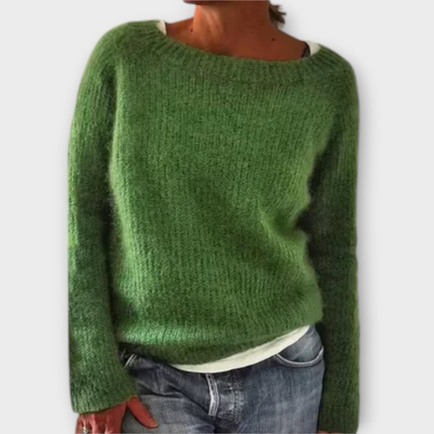 Josu – Solid Color Knit Sweater
