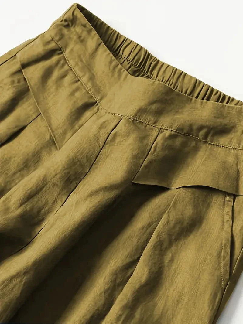 Anina Wide Leg Linen Pants