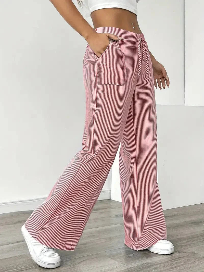 Louise Pull-On Striped Pants