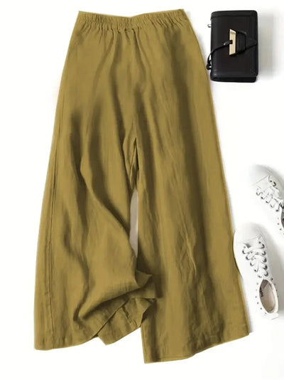 Anina Wide Leg Linen Pants