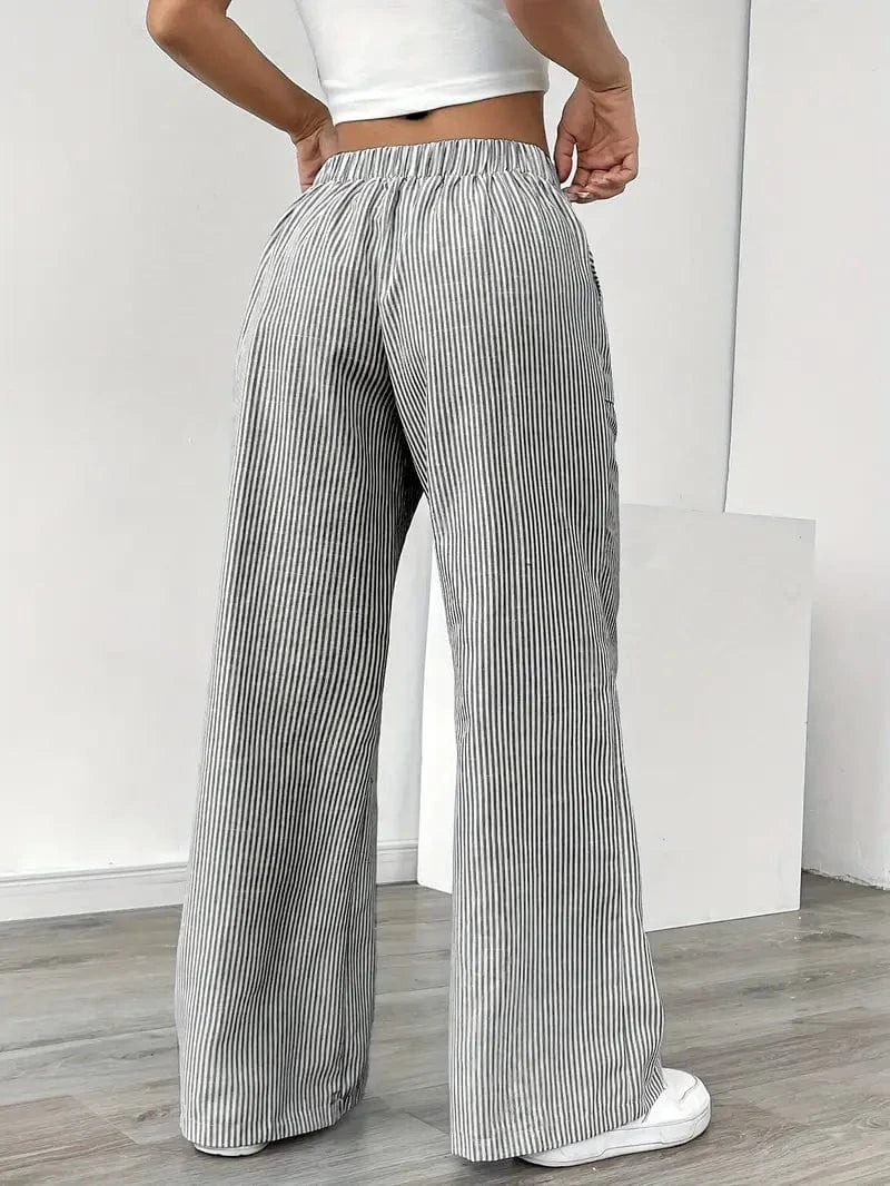 Louise Pull-On Striped Pants