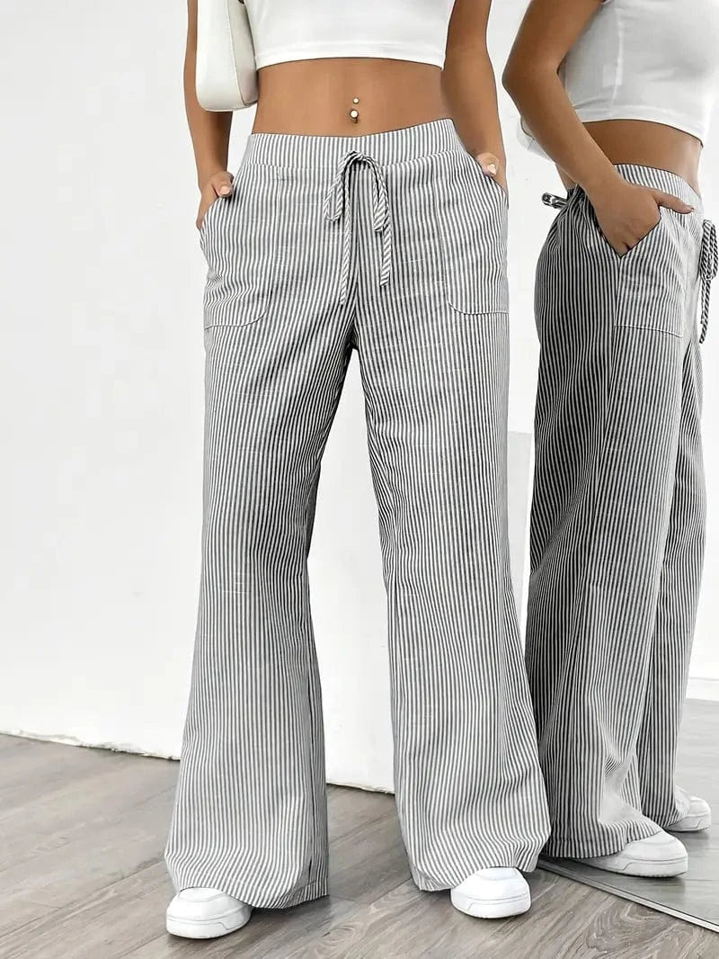 Louise Pull-On Striped Pants