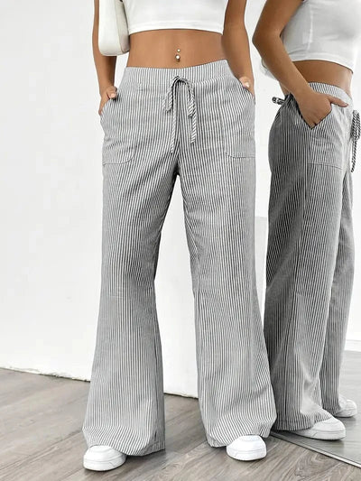 Louise Pull-On Striped Pants