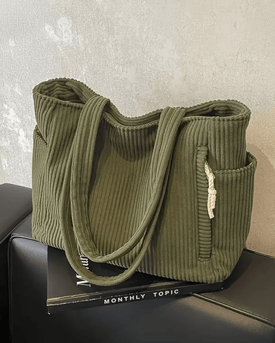 Tilda Ribbed Tote Bag