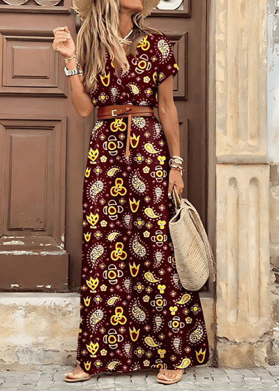 Amara Golden Mirage Dress