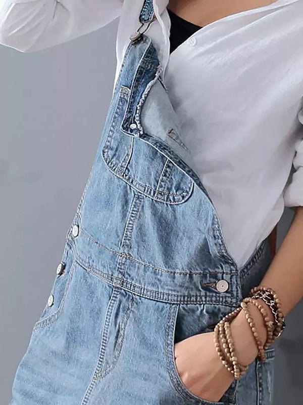 Pina Denim Dungaree Dress
