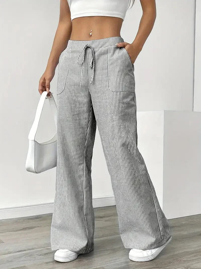 Louise Pull-On Striped Pants