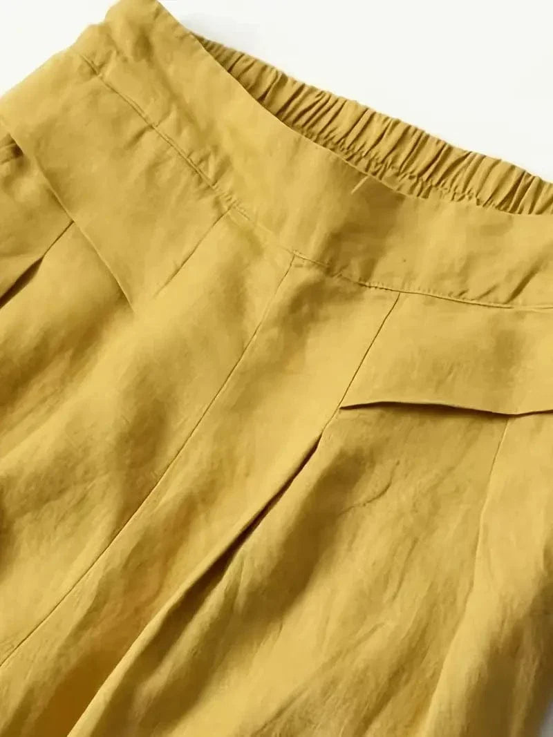 Anina Wide Leg Linen Pants