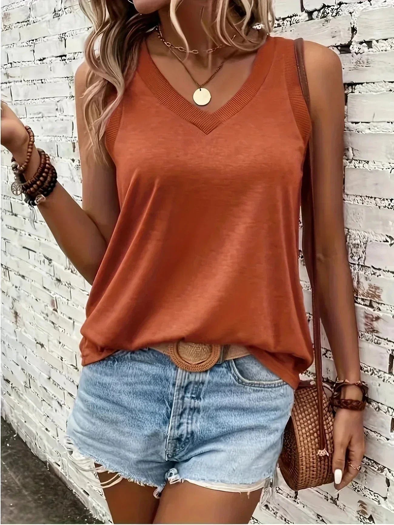 Assila V-Neck Top
