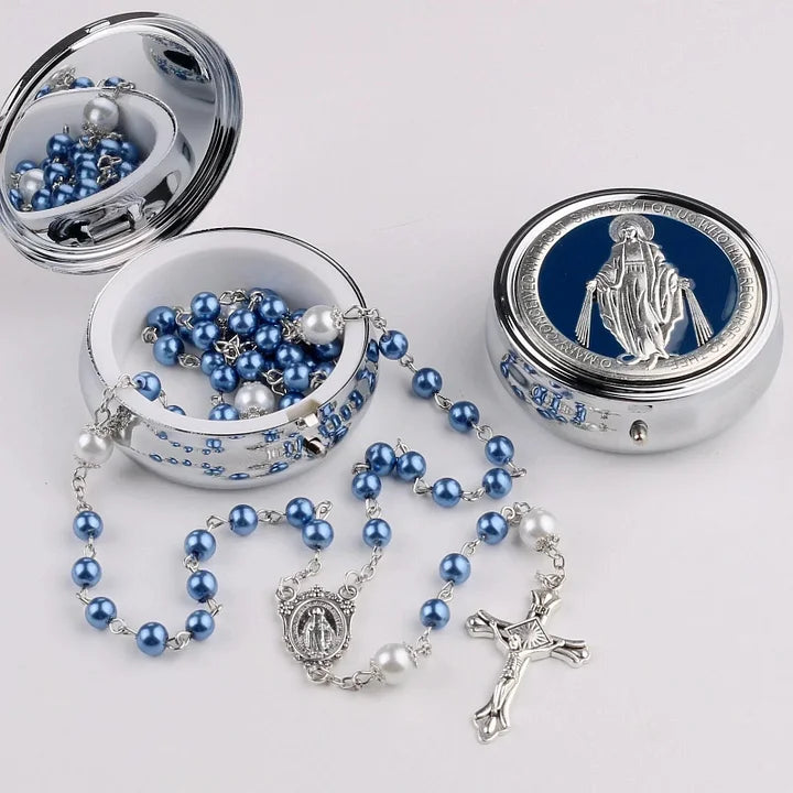 Clarisse - Rosary Beads with Case