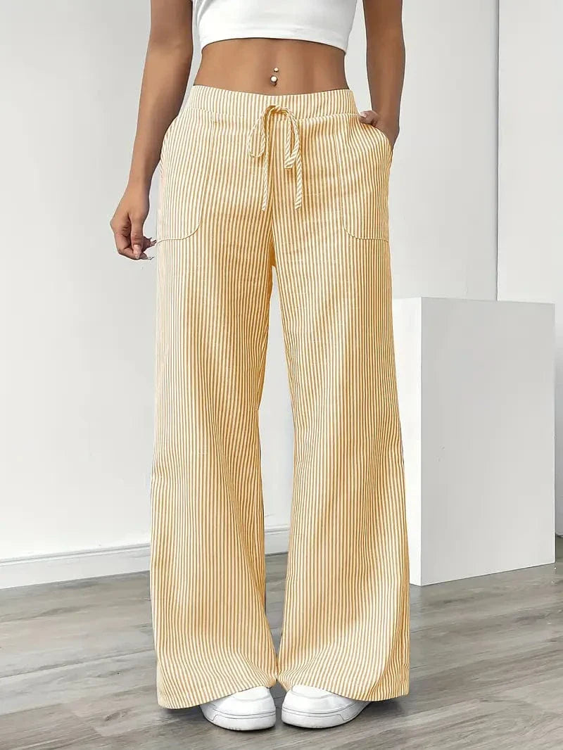 Louise Pull-On Striped Pants