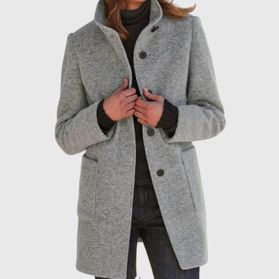 Elena – Classic Wool Blend Coat