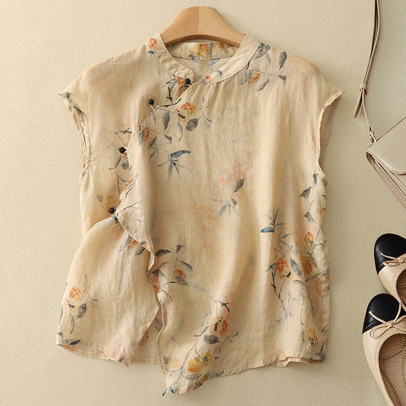Amanda Italian Linen Blouse