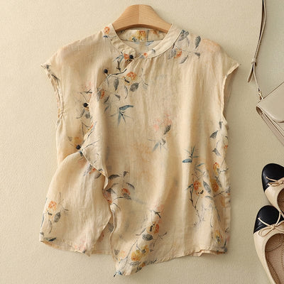 Amanda Italian Linen Blouse