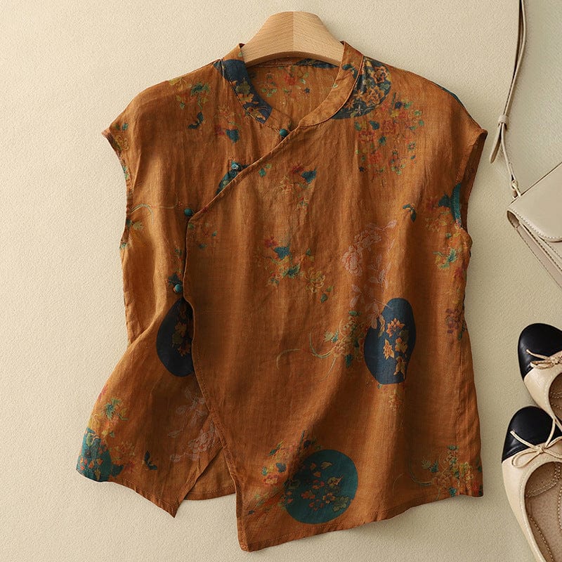 Amanda Italian Linen Blouse