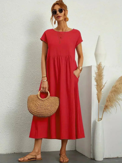 Eliana Summer Dress with Pockets
