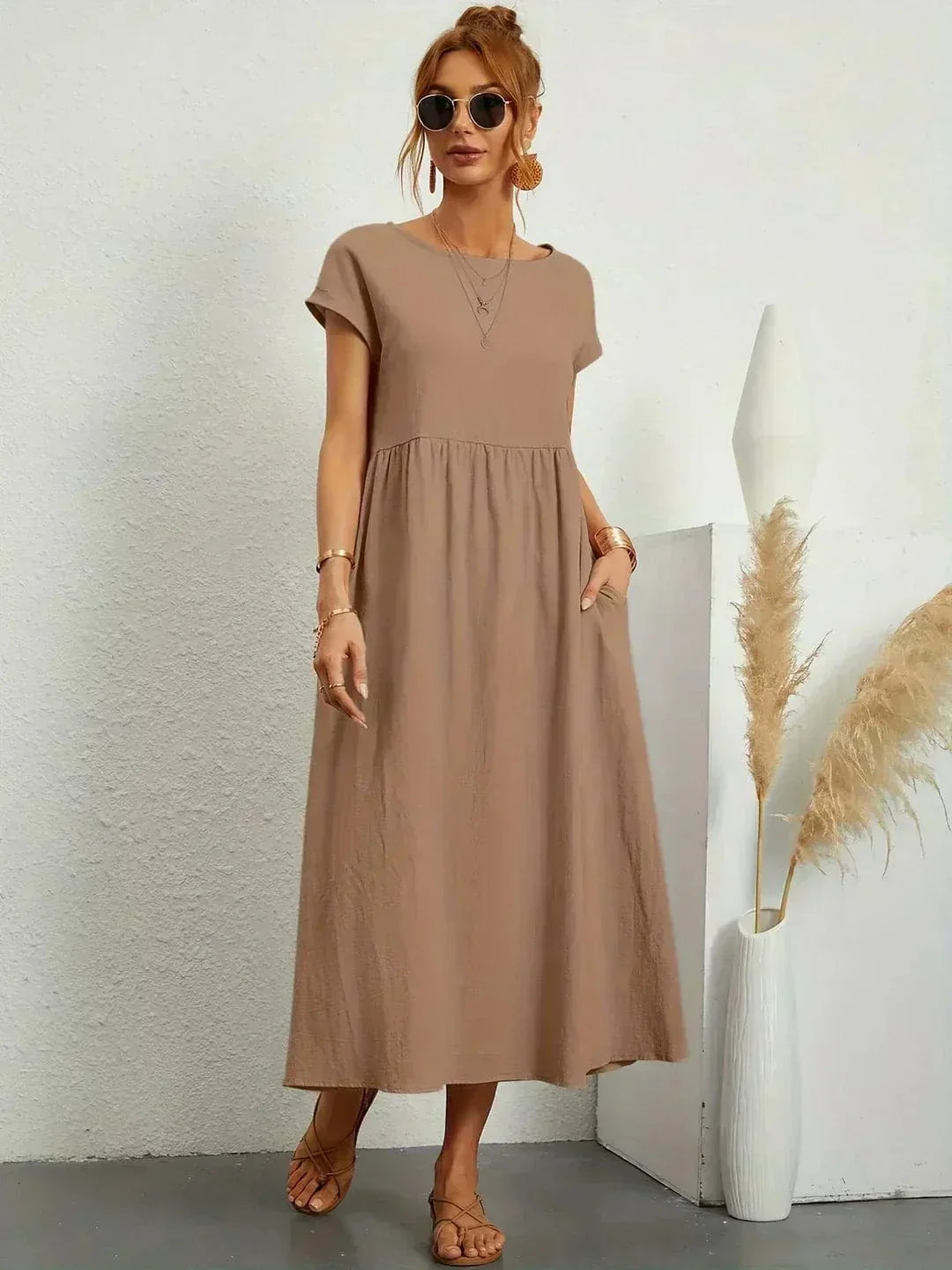 Eliana Summer Dress with Pockets
