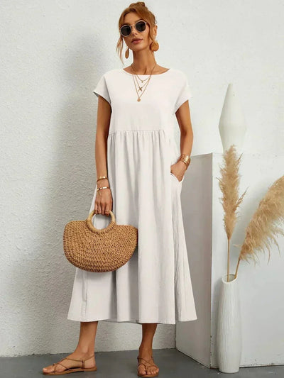 Eliana Summer Dress with Pockets