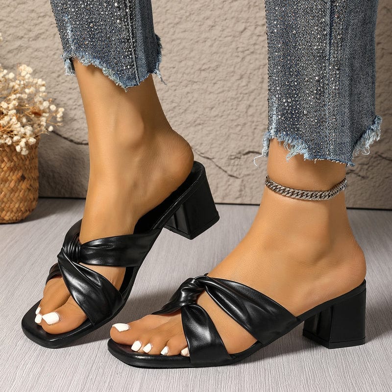Yvette Satin Sandals