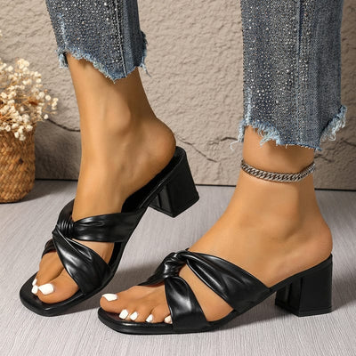 Yvette Satin Sandals