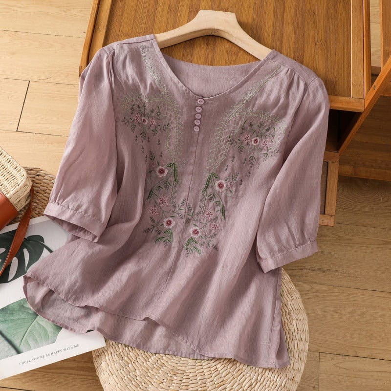 Marina Linen Blouse
