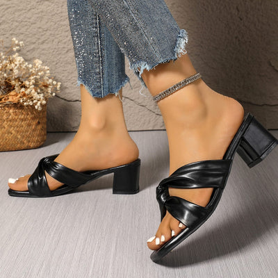 Yvette Satin Sandals
