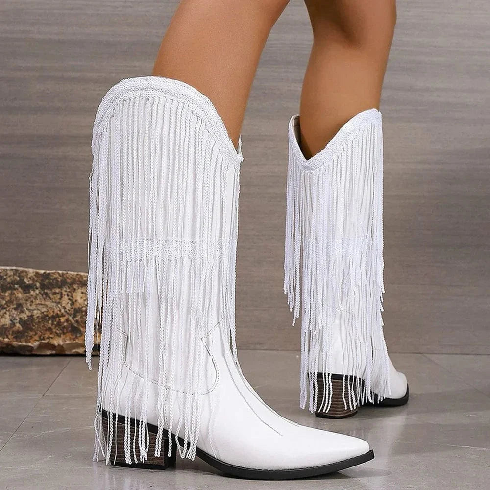 Lyla Ridge Fringe Boots