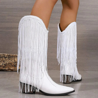 Lyla Ridge Fringe Boots