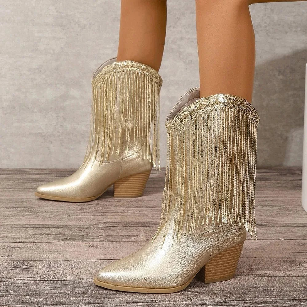 Lyla Ridge Fringe Boots