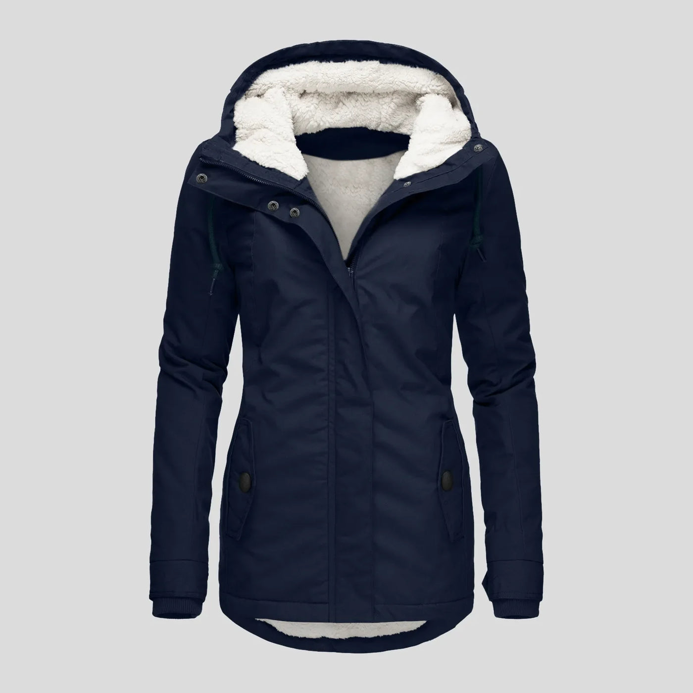 Claudine – Women’s Winter Hooded Fleece Coat