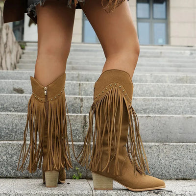 Lyla Ridge Fringe Boots