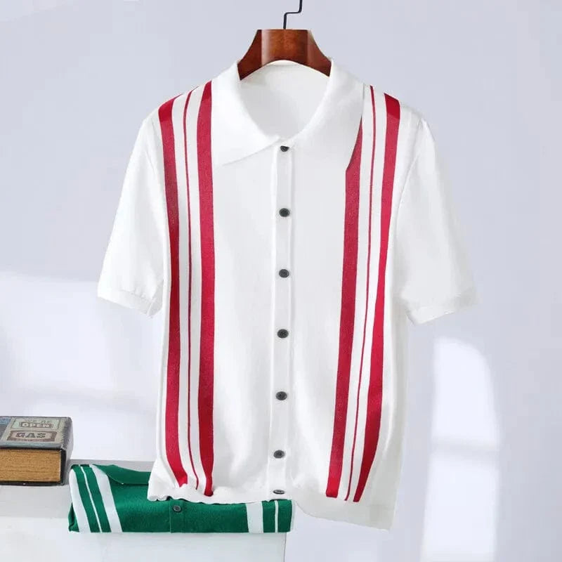 Harrison Striped Polo Shirt