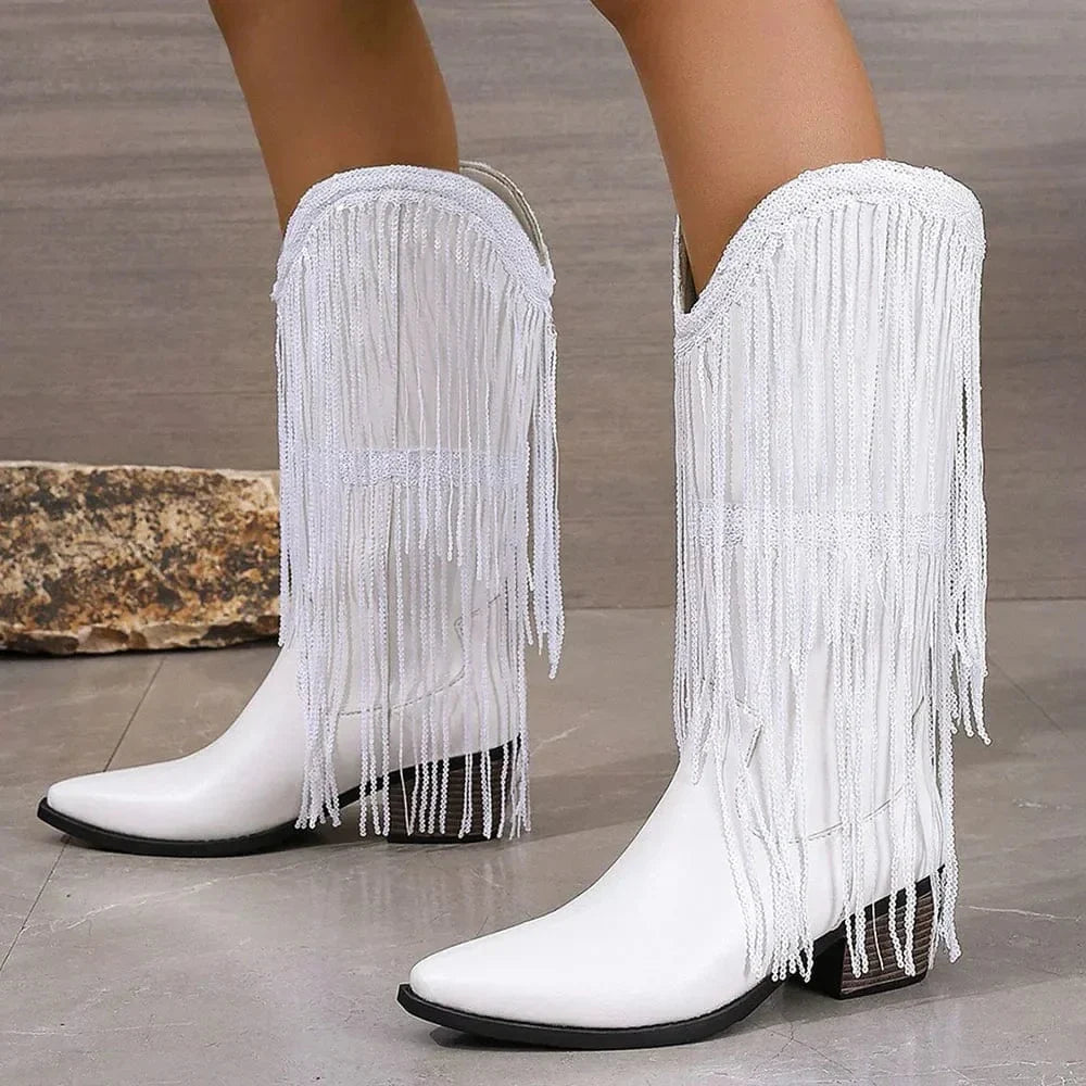 Lyla Ridge Fringe Boots