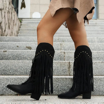 Lyla Ridge Fringe Boots