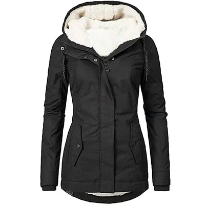 Claudine – Women’s Winter Hooded Fleece Coat