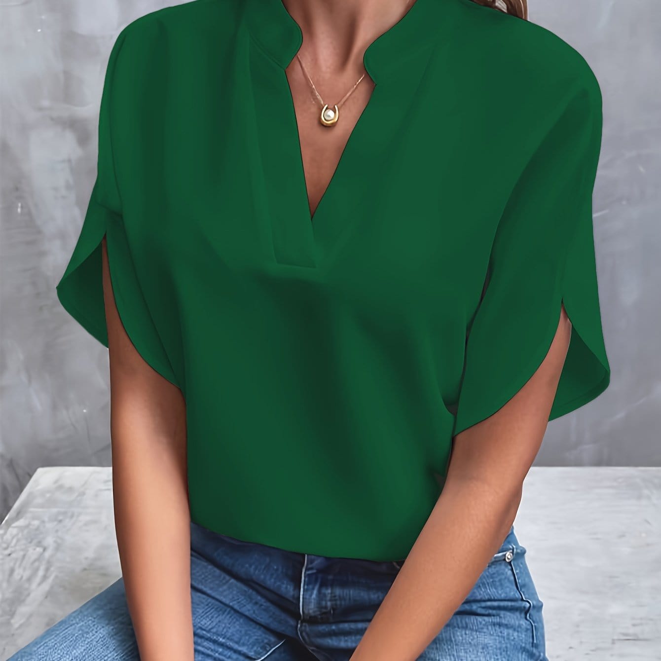 Eliana Draped Blouse