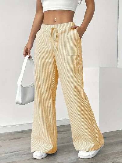 Louise Pull-On Striped Pants