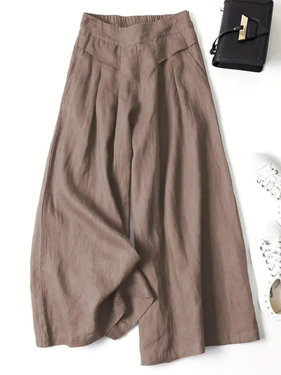 Anina Wide Leg Linen Pants