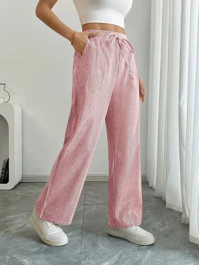 Louise Pull-On Striped Pants