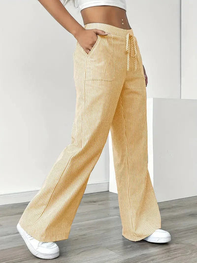 Louise Pull-On Striped Pants