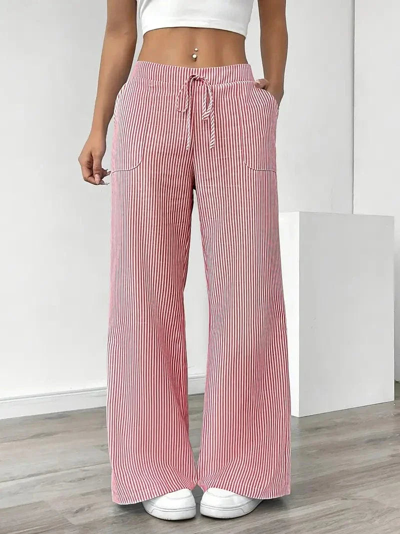Louise Pull-On Striped Pants