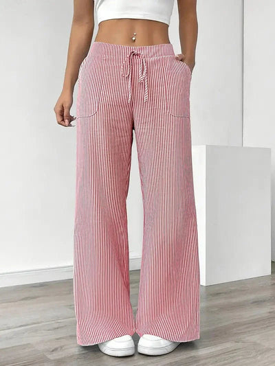 Louise Pull-On Striped Pants
