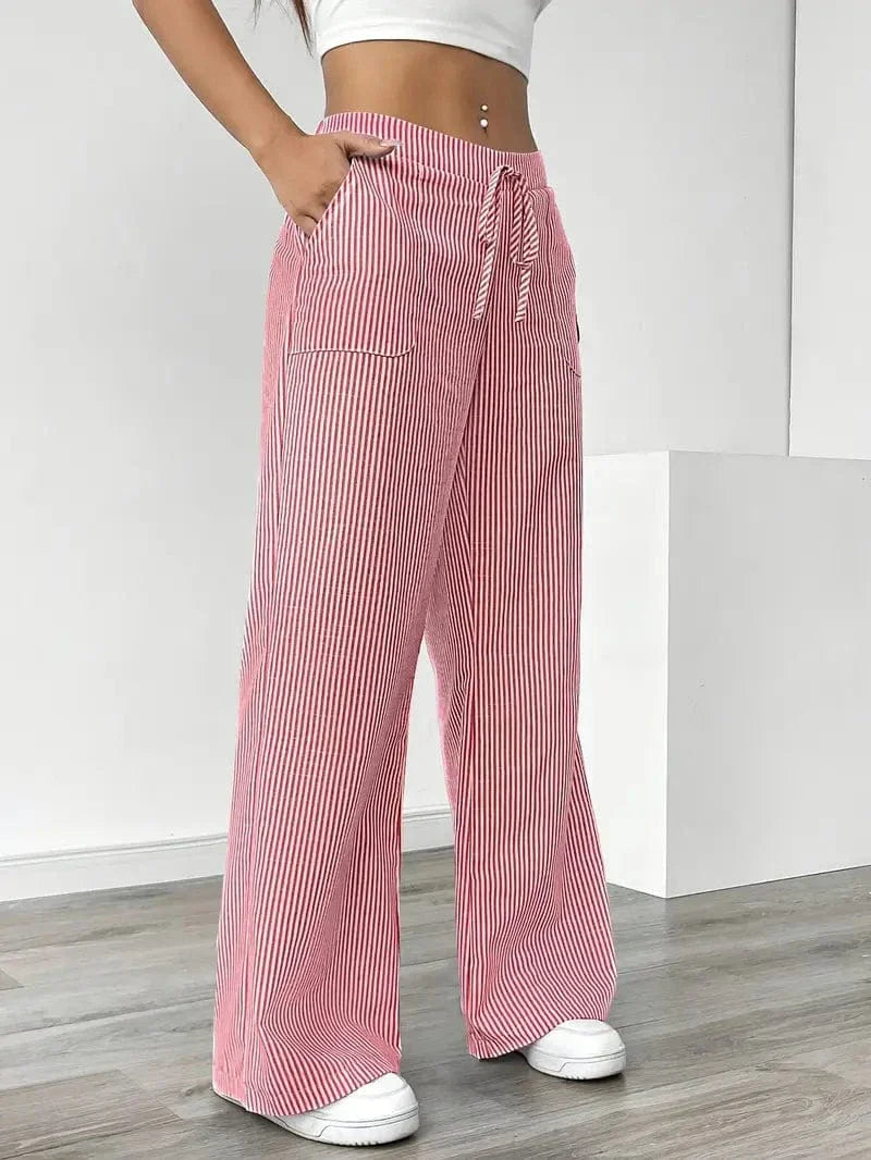 Louise Pull-On Striped Pants